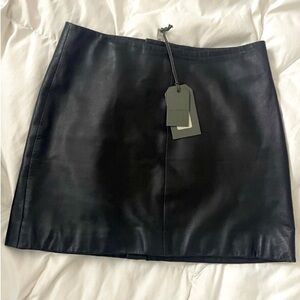 All Saints-Black  Genuine lamb leather mini new with tags willing to negotiate